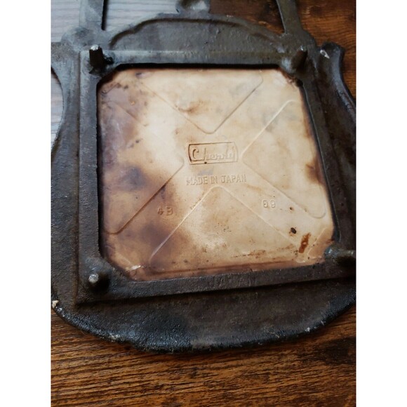 Vintage Cast Iron & Tile Trivet Cherry Made in Japan Teapot Fruit Still Life - Picture 8 of 11